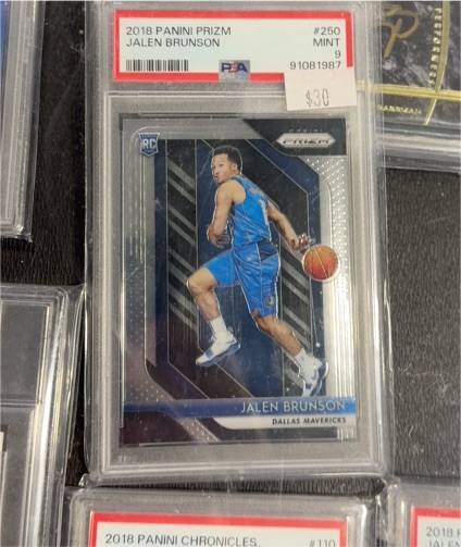 2018 Panini Prizm #250 Jalen Brunson — front