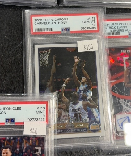 2003 Topps Chrome #113 Carmelo Anthony — front