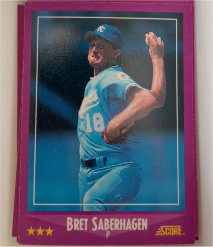 1988 Score #89 Bret Saberhagen — front