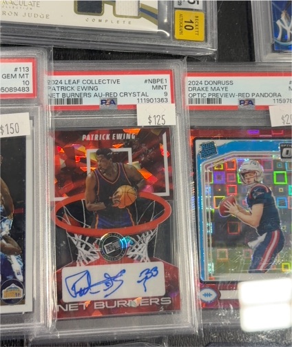 2024 Leaf Collective Net Burners #NBPE1 Patrick Ewing — front