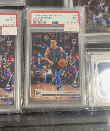 2018 Panini Chronicles #110 Jalen Brunson — front