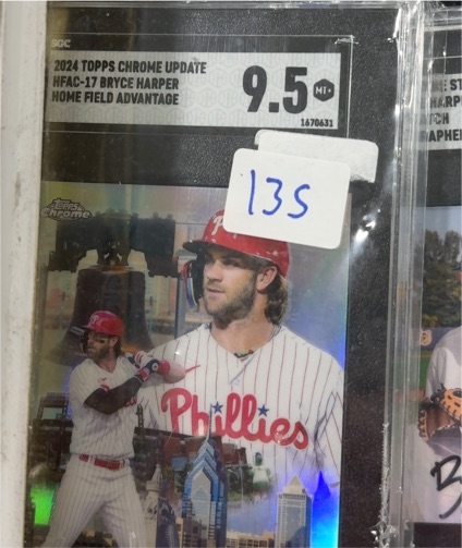 2024 Topps Chrome Update #HFAC-17 Bryce Harper Home Field Advantage — front