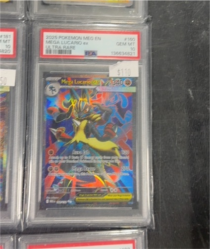 2025 Pokémon Mega Lucario ex #160 — front