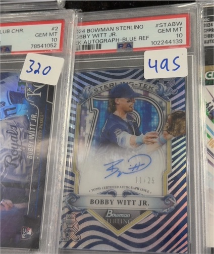 2024 Bowman Sterling #STABW Bobby Witt Jr. — front