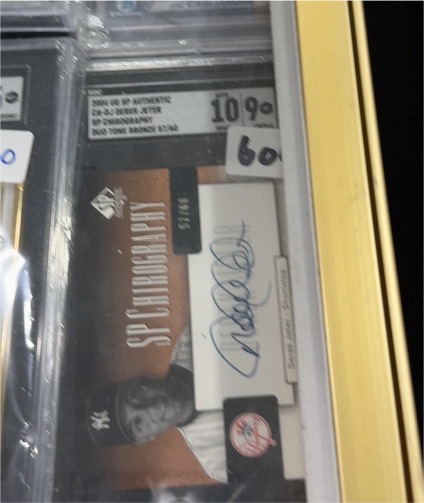 2004 SP Authentic #CA-DJ Derek Jeter SP Chirography — front
