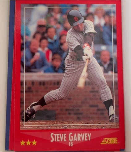 1988 Score #225 Steve Garvey — front
