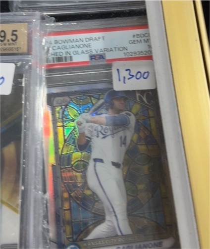 2014 Bowman Draft #BDC14 Bobby Caglianone — front