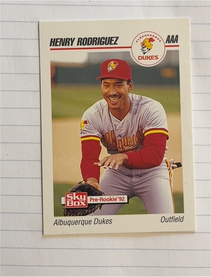 1992 SkyBox AAA #10 Henry Rodriguez — front