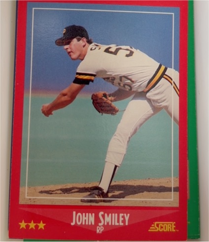 1988 Score #287 John Smiley — front