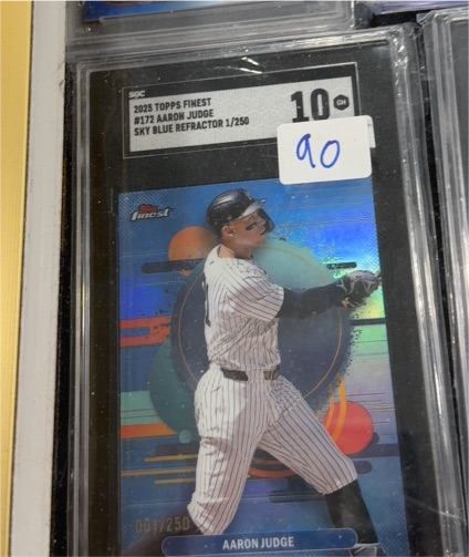 2025 Topps Finest #172 Aaron Judge — front