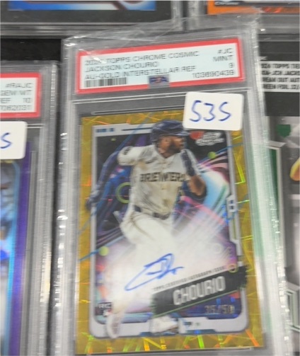 2024 Topps Chrome Cosmic #JC Jackson Chourio — front