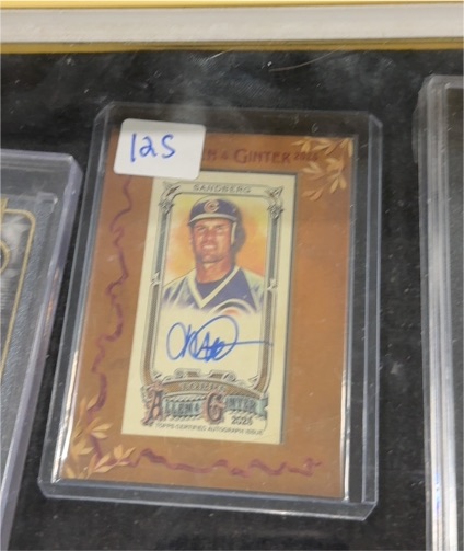 2025 Topps Allen & Ginter Mini Framed Auto #MA-AMA Angel Martinez — front