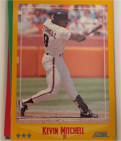 1988 Score #481 Kevin Mitchell — front