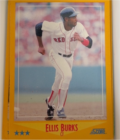 1988 Score #472 Ellis Burks — front