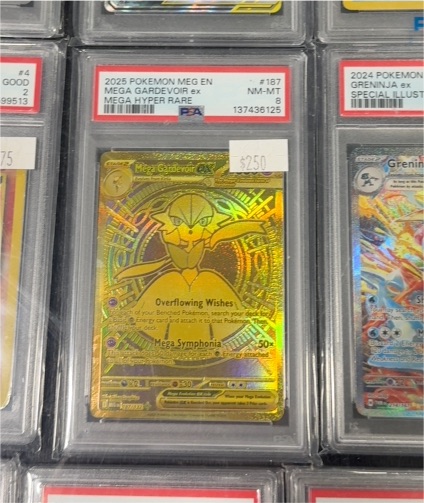 2025 Pokémon Meg EN #187 Mega Gardevoir EX Mega Hyper Rare — front