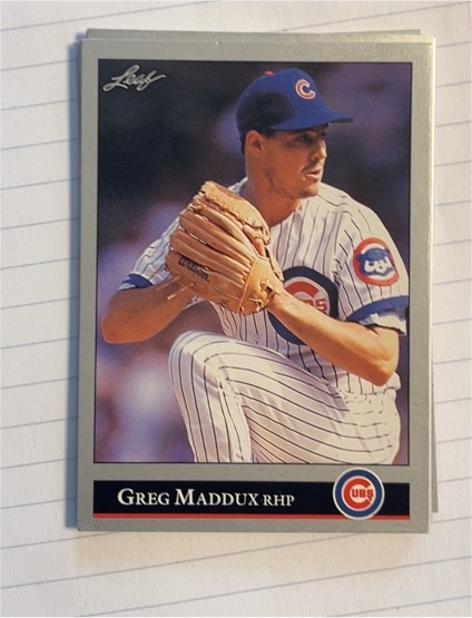1992 Leaf #294 Greg Maddux — front