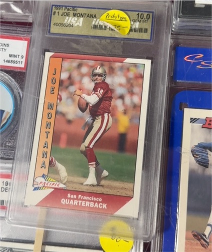 1991 Pacific #464 Joe Montana — front