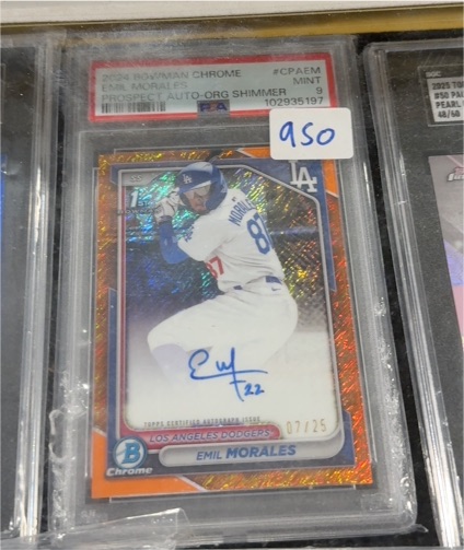 2024 Bowman Chrome #CPA-EM Emil Morales — front