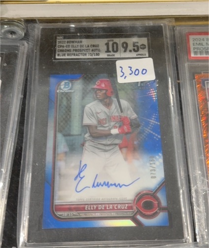 2022 Bowman Chrome #CPA-ED Elly De La Cruz — front