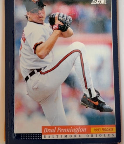 1994 Score #258 Brad Pennington — front