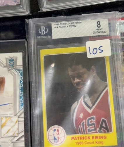 1986 Star Court Kings #4 Patrick Ewing — front