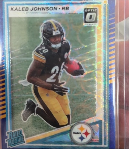 2025 Panini Donruss Optic #322 Kaleb Johnson — front