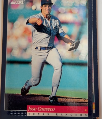 1994 Score #61 Jose Canseco — front