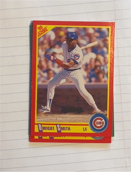 1990 Score #240 Dwight Smith — front