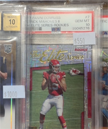 2017 Panini Donruss #7 Patrick Mahomes II The Elite Series Rookies — front