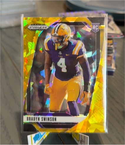 2025 Panini Prizm Draft Picks #52 Bradyn Swinson — front