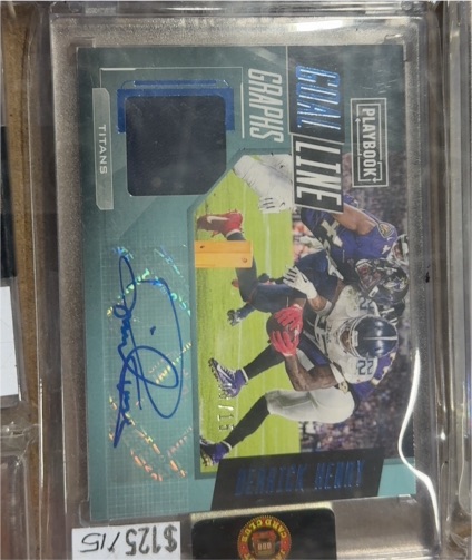 2020 Panini Playbook Goal Line Graphs #GLG-DH Derrick Henry — front