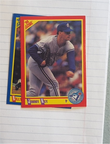 1990 Score #407 Jimmy Key — front