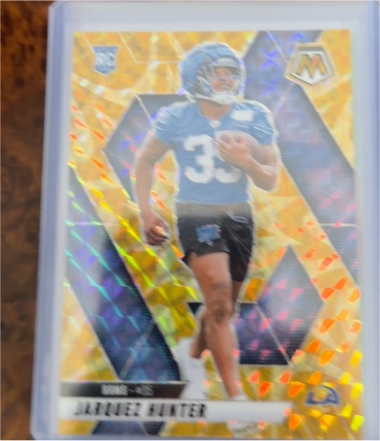 2025 Panini Mosaic #380 Jarquez Hunter — front