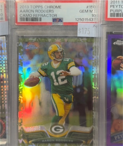 2013 Topps Chrome #150 Aaron Rodgers — front
