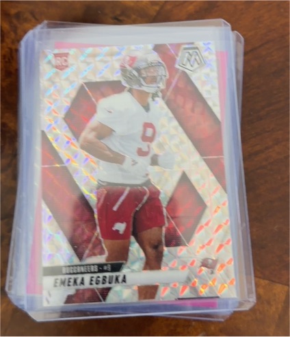 2025 Panini Mosaic Football #376 Emeka Egbuka — front
