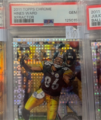 2011 Topps Chrome #XFractor Hines Ward — front