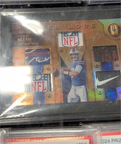 2023 Panini Gold Standard Mother Lode Prime #ML-JA Josh Allen — front