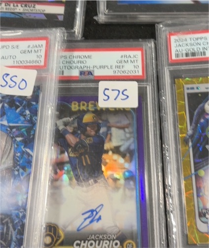 2023 Topps Chrome #RAJC Jackson Chourio — front