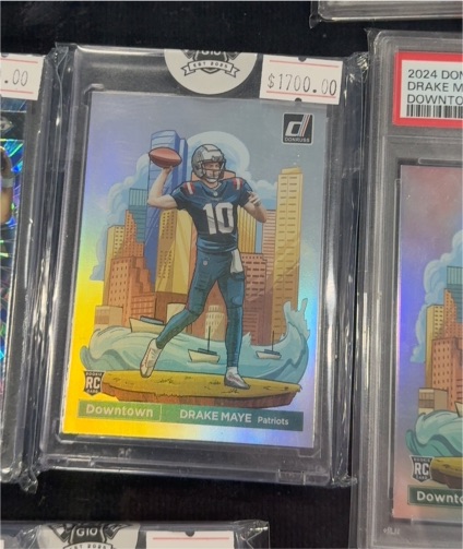 2024 Panini Donruss - Downtown! #13 Drake Maye — front