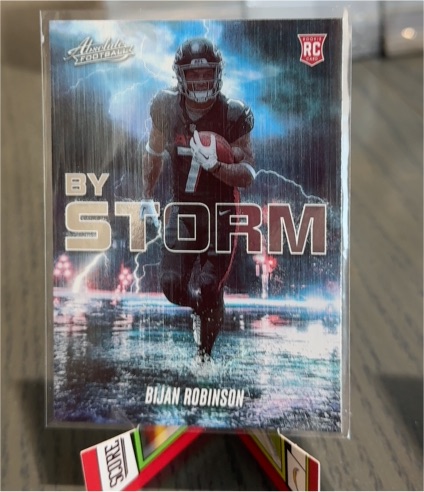 2023 Panini Absolute By Storm #BST-6 Bijan Robinson — front
