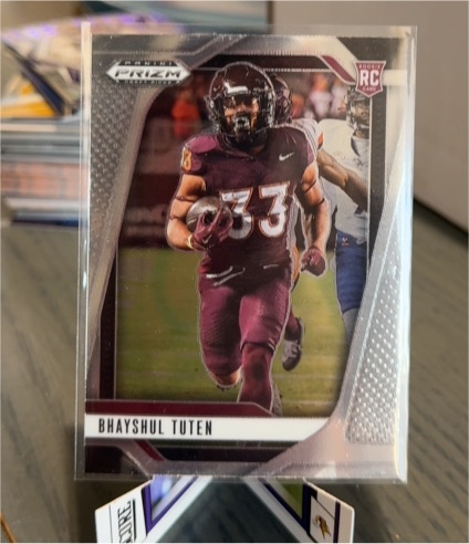 2025 Panini Prizm Draft Picks Bhayshul Tuten Rookie Card — front