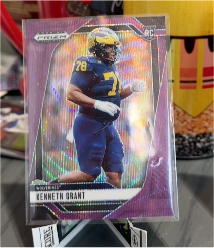 2025 Panini Prizm Draft Picks #62 Kenneth Grant — front