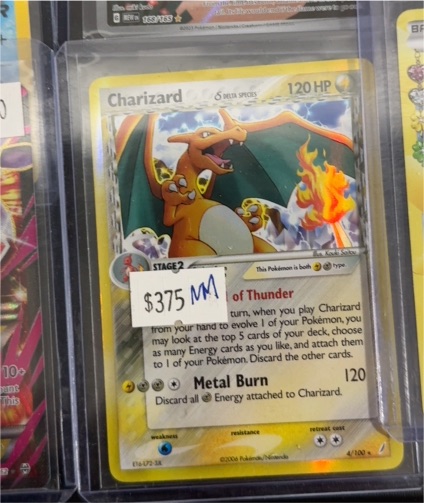 2006 Pokemon EX Crystal Guardians #4 Charizard — front
