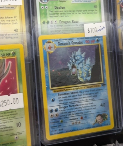 2000 Pokemon Gym Challenge #5 Giovanni's Gyarados — front