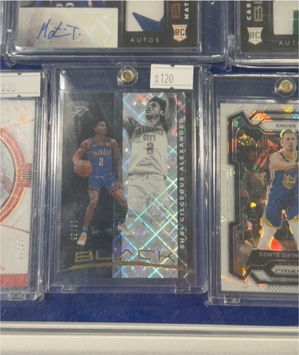 2022 Panini Black #BLA-1 Shai Gilgeous-Alexander — front
