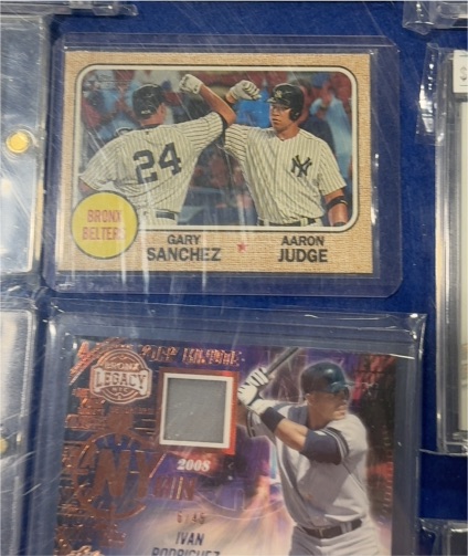 2024 Leaf Bronx Legacy Gary Sanchez & Aaron Judge — front