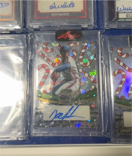 2025 Leaf Metal Happy Holidays #BA-DG1 Dwight Gooden — front