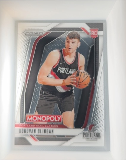 2024-25 Panini Prizm Monopoly #6 Donovan Clingan — front