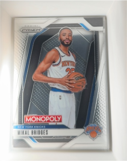 2024-25 Panini Prizm Monopoly #42 Mikal Bridges — front
