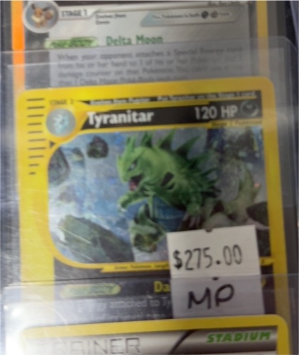2002 Pokemon Expedition #29 Tyranitar — front
